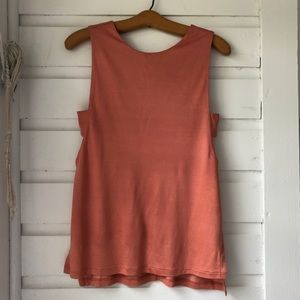 Banana Republic Salmon Sleeveless Blouse